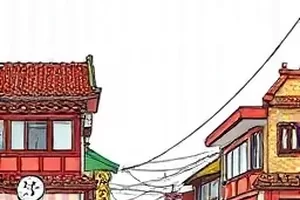 《赤羽纪年》封面，朱红羽旗插在雪山关隘